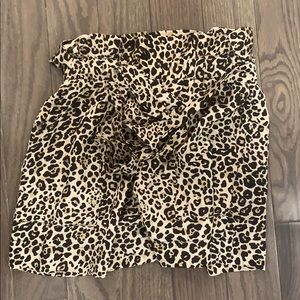 WORN ONCE Flowy Cheetah Shorts with tie